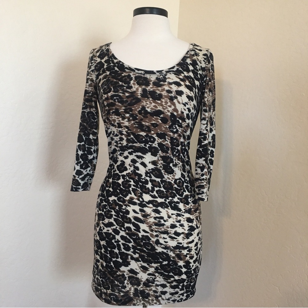 Leopard Print Dress, Size: M